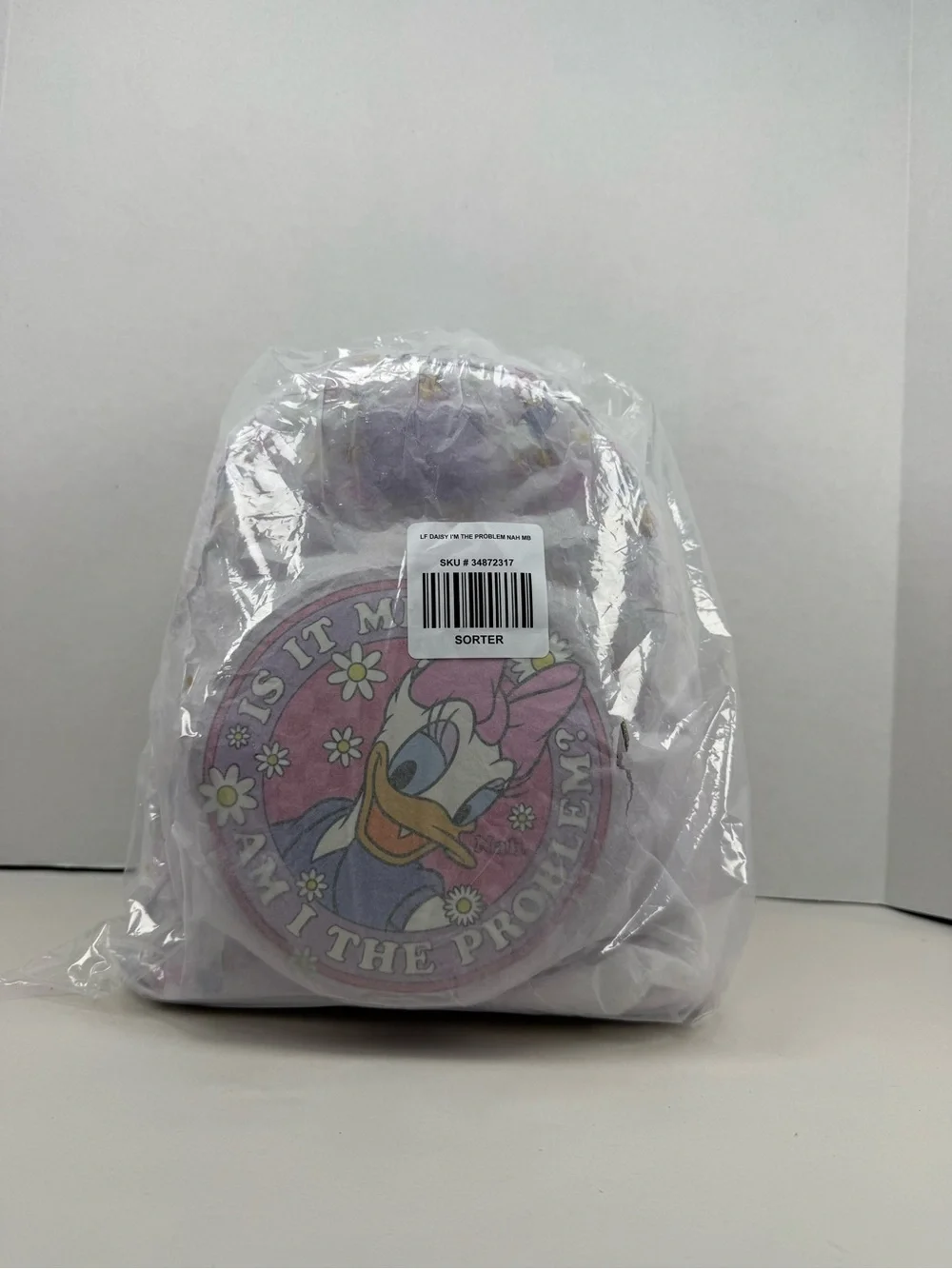 Loungefly Disney Daisy Duck Am I The Problem? Mini Backpack